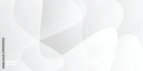 A white background with a subtle gray abstract design and small squares