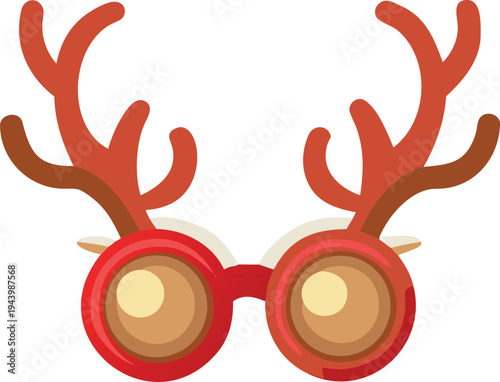 Cartoon Reindeer Antlers Headband Accessory for Festive Holidays and Christmas Celebrations