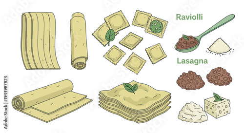 Fresh Pasta Making: Ravioli, Lasagna Sheets, Dough, Fillings & Ingredients