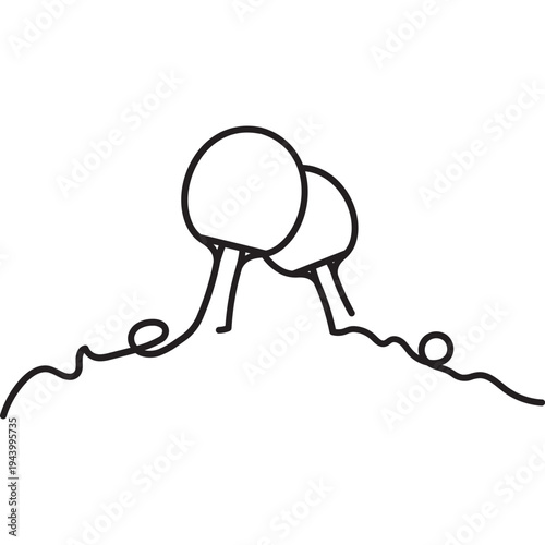 Simple Fungus Illustration