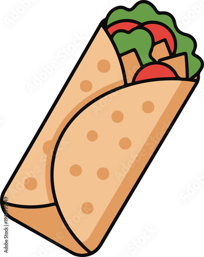 burrito, mexican, wrap, tortilla, food, snack, meal, lunch, dinner, streetfood, fastfood, spicy, beef,