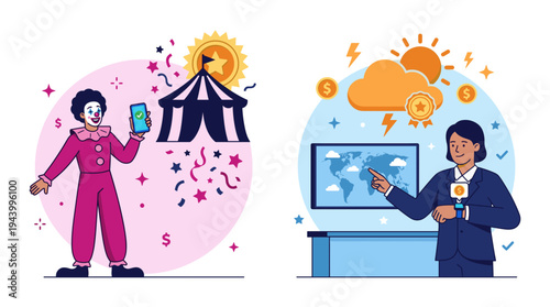 Mobile Banking Payment Illustration