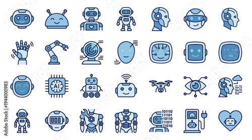 Pipeline Leak Detection and Monitoring System Icon Set for Industrial Maintenance, Utility Infrastructure Inspection, Smart Gas Oil Water Pipe Management with Drone Satellite Sensor Technology