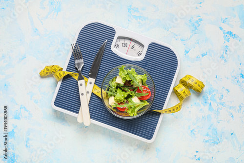Healthy diet concept with b...