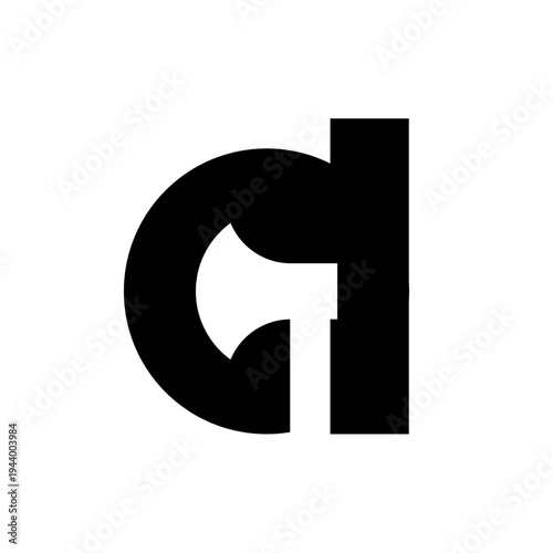 Minimalist Letter G Axe Logo Design Using Negative Space