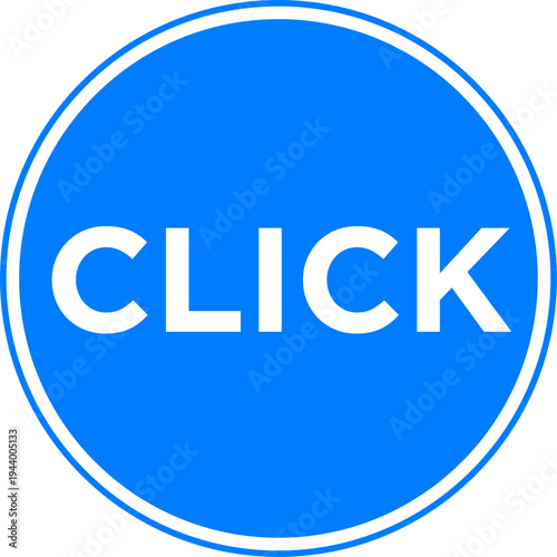 Click Symbol in Blue Circle Button