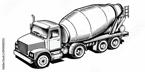 Modern Off-Road Pickup Truck Vector - 4x4 Adventure Vehicle Illustration