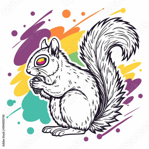 squirrel with nut
