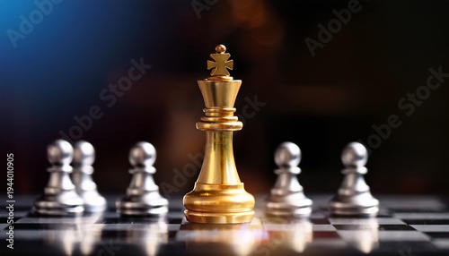 chess piece on chess board game for ideas challenge leadership strategy business success or abstract concept