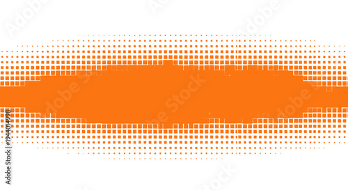 orange pixel grid background