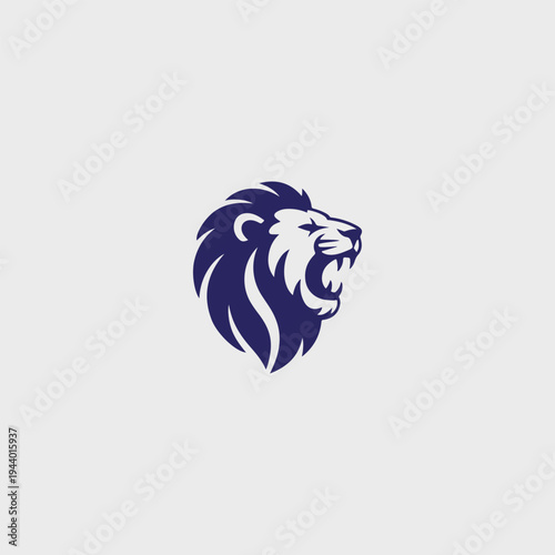 lion head tattoo vector