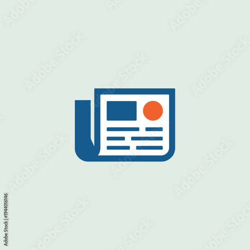 newspaper vector illustration