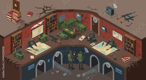 People Working in Office Cubicles.