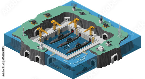 Swimming pool with blue water.