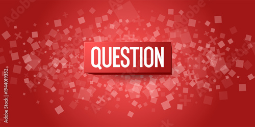 The questioner. A poster with a picture of the question. An illustration for a puzzle or quiz. Presentation of the solution to the problem.	