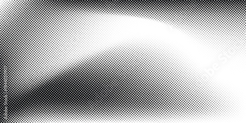 Abstract halftone faded gradient texture, grunge dotted pattern background, black and white noise grain wallpaper, retro pixel vector backdrop. vector design