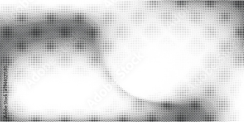 Creative halftone gradient texture background, faded dot pattern with sand noise effect, retro pixelated vector design. vector design