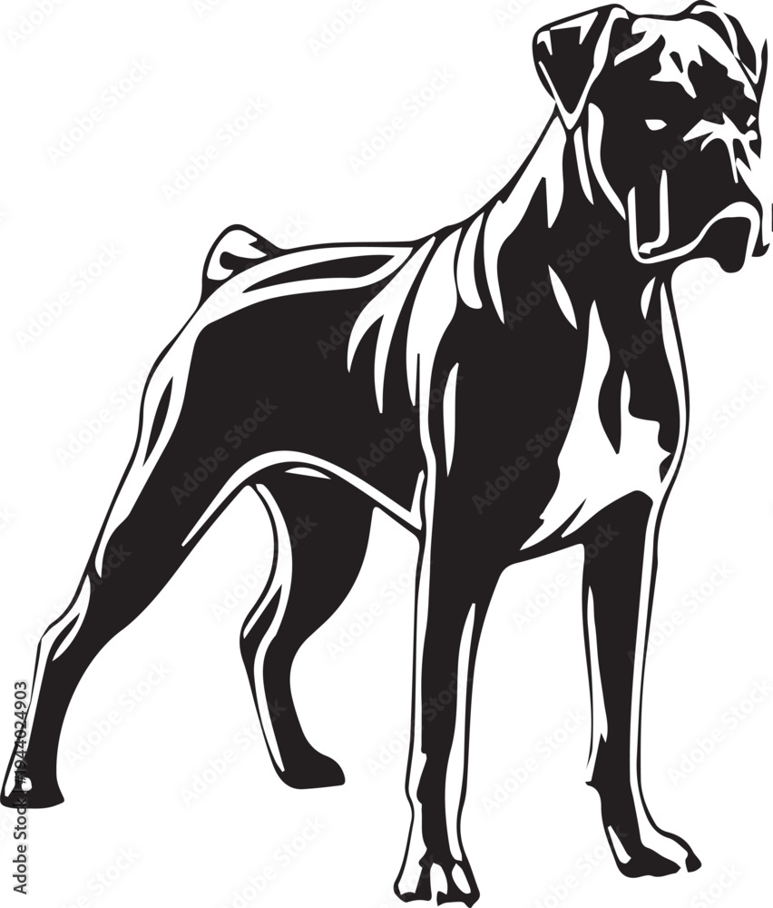 Obraz premium Boxer dog