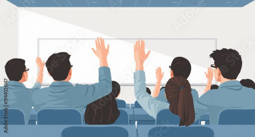 A diverse business team sits in a modern office conference room for a professional presentation, demonstrating successful teamwork and global strategy near a world map