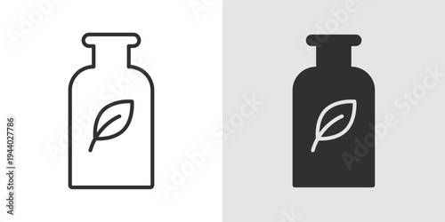 Essential Oil Icon representing aromatherapy, natural wellness, holistic care, and therapeutic use of plant based oils for health and relaxation.