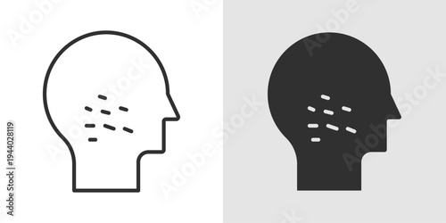 Dermatology Icon representing skin care, medical skin treatment, dermatological services, and healthy skin management.