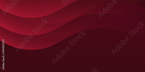 Experience the modern elegance of the abstract gradient wave background. Its dark red waves create a captivating atmosphere for websites.