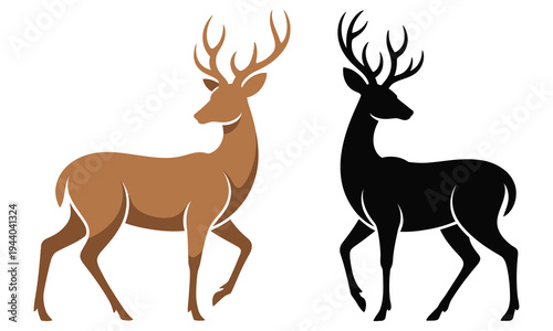 deer vector illustration