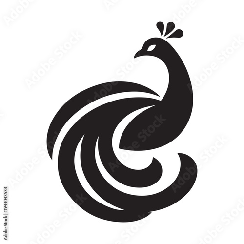 Peacock Symbol of Beauty Pride and Grace illustration concept design set collection