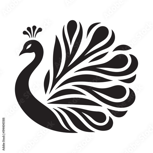 Peacock Symbol of Beauty Pride and Grace illustration concept design set collection