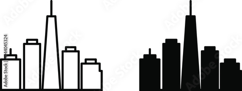 A comparative analysis of city skylines through bar graphs