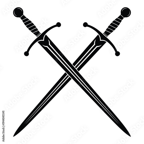 two crossed swords