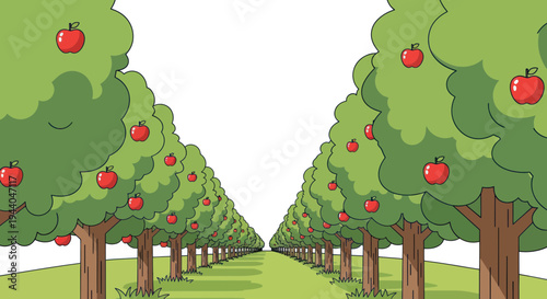 Fruitful Orchard Rows