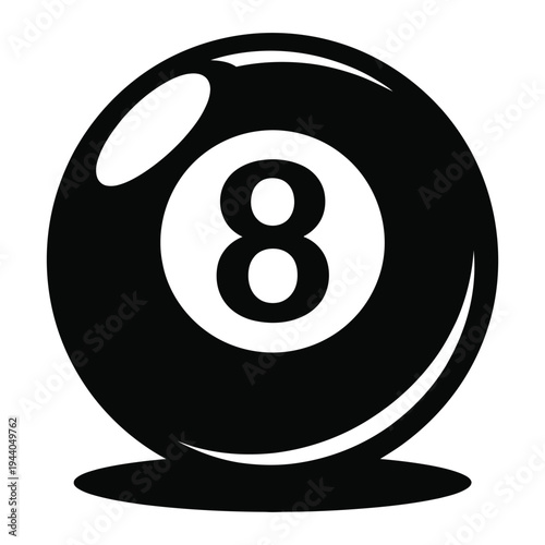 billiard ball number eight