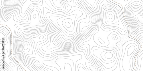Vector geographic contour mounted map background. Abstract minimal The patter discovery vector topo map.Contour background geographic grid. Vector illustration.