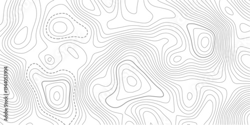 Vector geographic contour mounted map background. Abstract minimal The patter discovery vector topo map.Contour background geographic grid. Vector illustration.