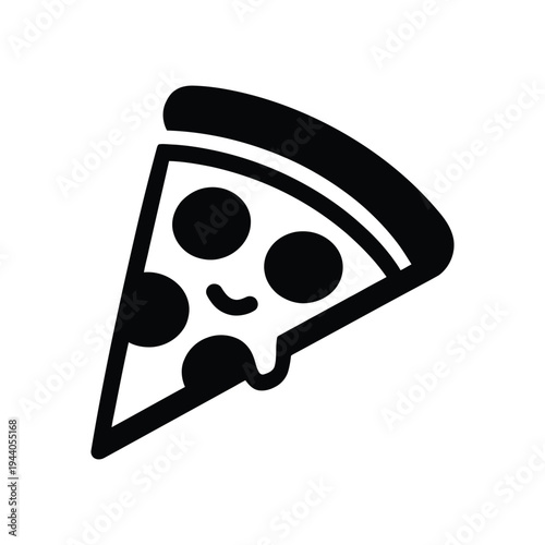 pizza silhouette icon