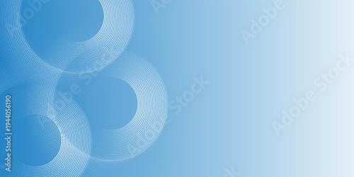 Abstract glowing geometric lines on dark background. Elegant shiny blue rounded lines pattern. Modern futuristic graphic. Suit for poster, banner, brochure, eps10