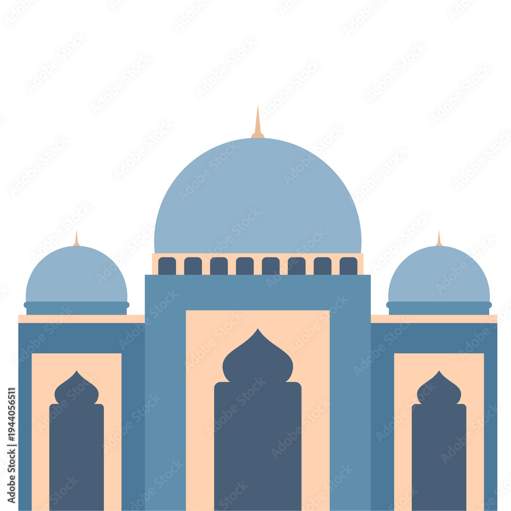 Fototapeta premium Vector illustration of mosque