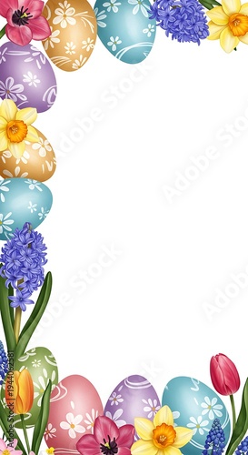 Spring Blooms & Painted Eggs: A Festive Frame