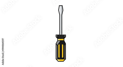 Illustration of a Flathead Screwdriver Tool.
