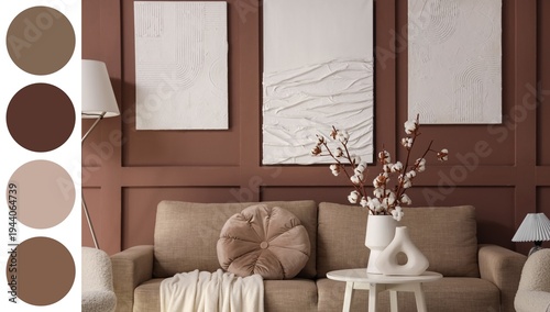 Interior of stylish living ...