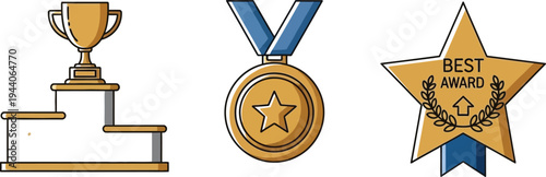Awards and recognition symbols
