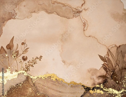 a vibrant painting of colorful flowers and lush green leaves on the wall, adding a soft, artistic touch to the interior décor