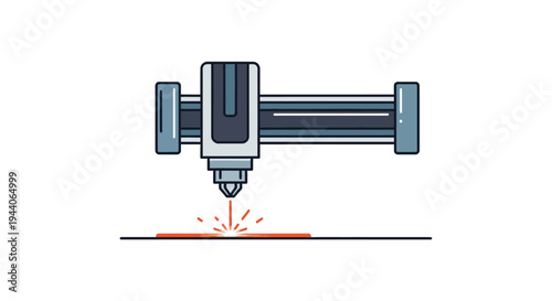Industrial Laser Cutting Machine Precision Engineering Technology.