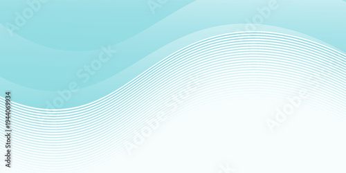 Abstract blue wave background, minimal wave design concept, eps10