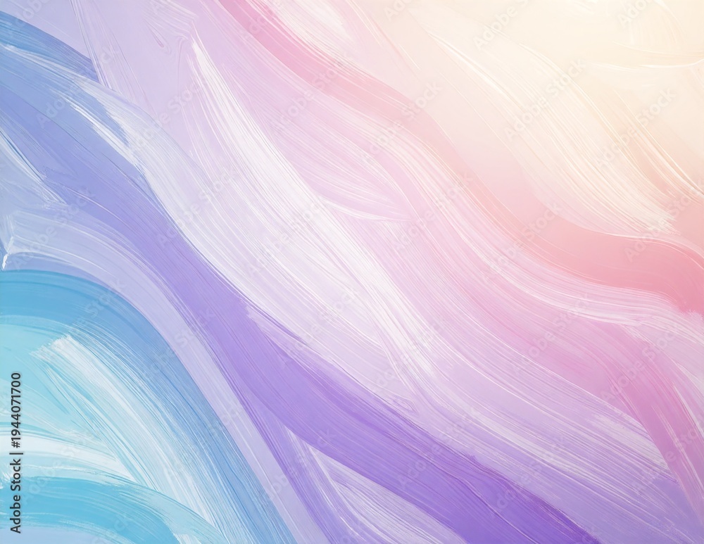 Fototapeta premium Vibrant abstract paint background with fluid brushstrokes, layered colors, and soft gradients blending seamlessly together