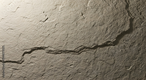 Dry clay soil texture with natural cracked earth pattern and rough beige ground surface forming realistic drought terrain background for environmental and nature concepts