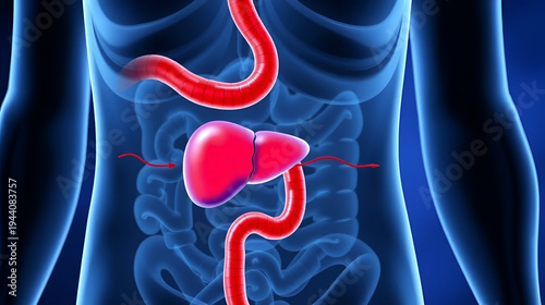 Gut-Liver Axis: LPS Endotoxin Translocation from Leaky Gut to Liver via Portal Vein