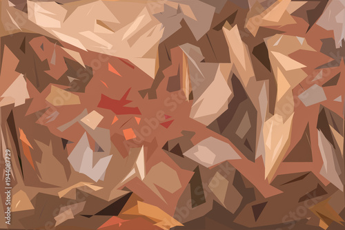 ABSTRACT - Forest colors of fallen leaves