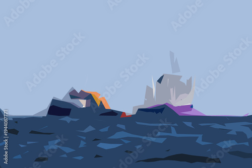 MARITIME TRANSPORT - The ship is sailing along the seaway